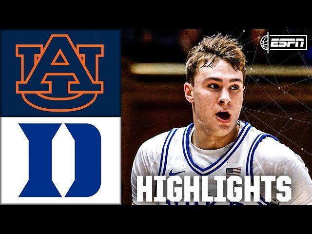 Auburn Tigers vs. Duke Blue Devils | Full Game Highlights | ESPN College Basketball