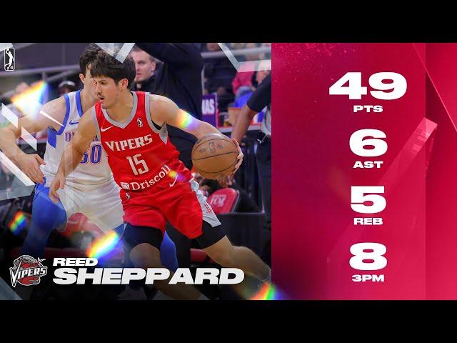 Reed Sheppard Erupts For 49 PTS With 8 Threes In Rio Grande Valley Vipers Debut