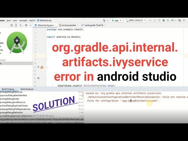 org.gradle.api.internal.artifacts.ivyservice error in android studio