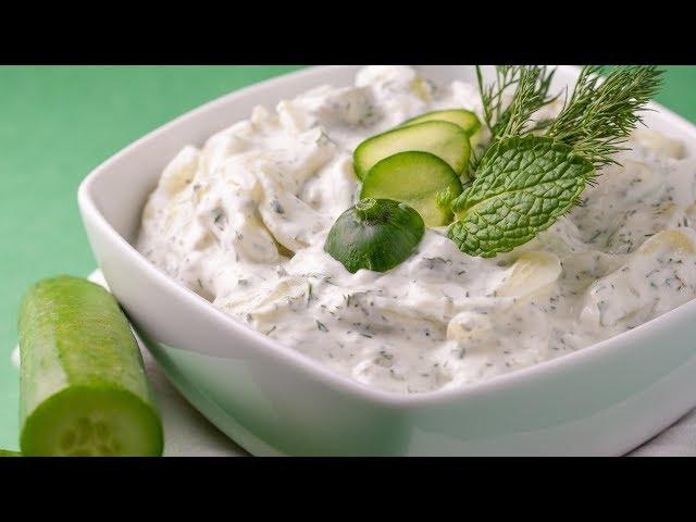 How to Make a Cucumber Yogurt Salad - Creamy Cucumber Salad