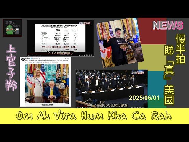 慢半拍 睇真美國 News (2025/06/01)#上官子羚 #Trump #Real News #maga #香港人#廣東話#Covid19#疫苗損害聽證會