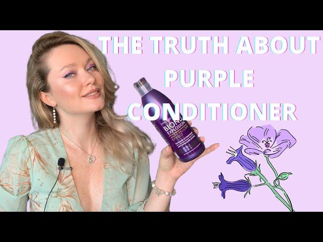 BEST PURPLE CONDITIONER FOR BLOND HAIR|THE TRUTH ABOUT PURPLE CONDITIONER