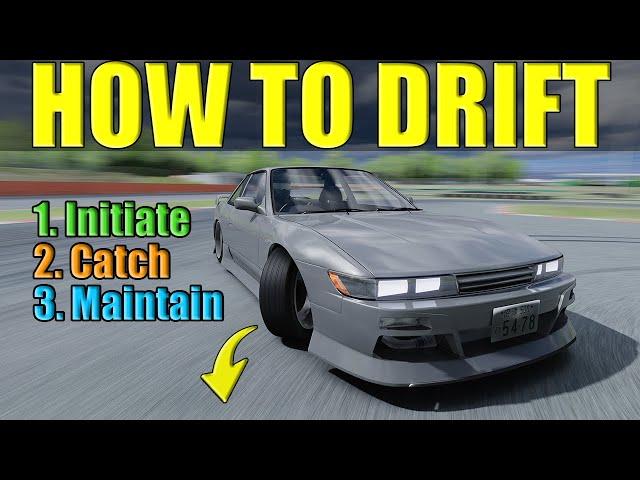 How to Drift #1 | Initiate, Catch, Maintain Drift & Tips | Assetto Corsa