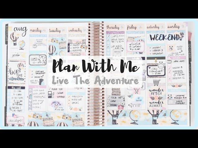 Plan With Me // Live The Adventure Kit (White Space!)