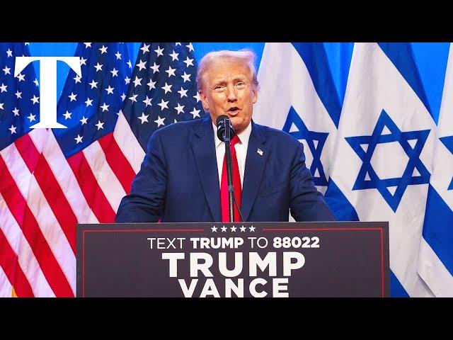 LIVE: Donald Trump speaks to Jewish voters in Washington