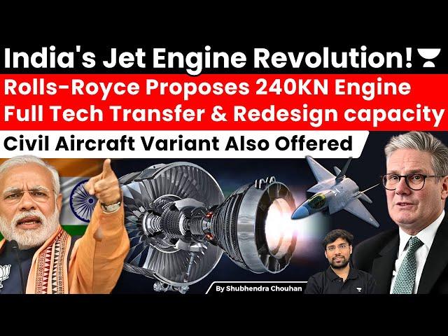 Rolls-Royce Offers 120kN Jet Engine for AMCA Mk-2 with Full Tech Transfer!
