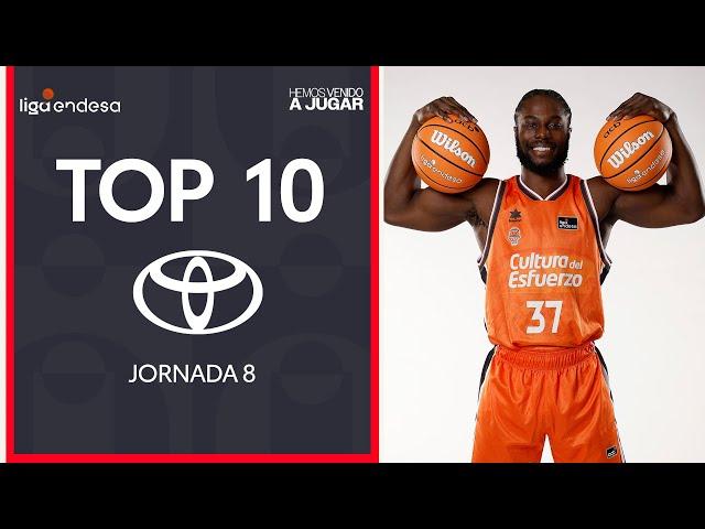 Ojeleye se semisuspende en el aire en el Top10 Toyota | Liga Endesa 2024-25