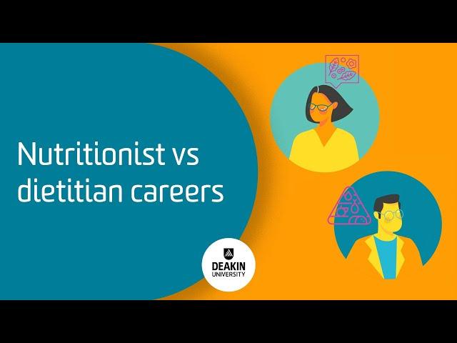 Nutritionist vs dietitian careers