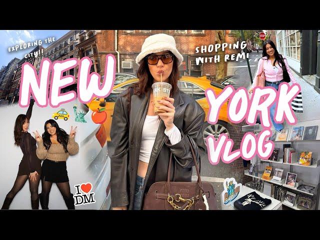 NYC Travel Vlog: Exploring the City, Shopping, and Podcasts!!