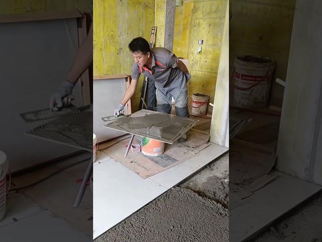 Tile installation P7223#shorts