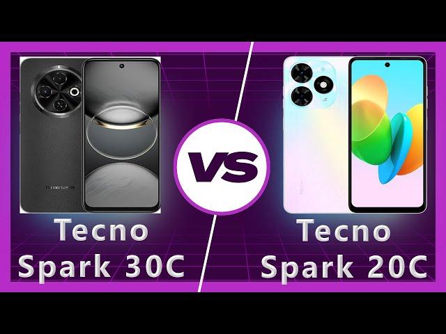 Tecno Spark 30C vs Tecno Spark 20C Detailed Comparison