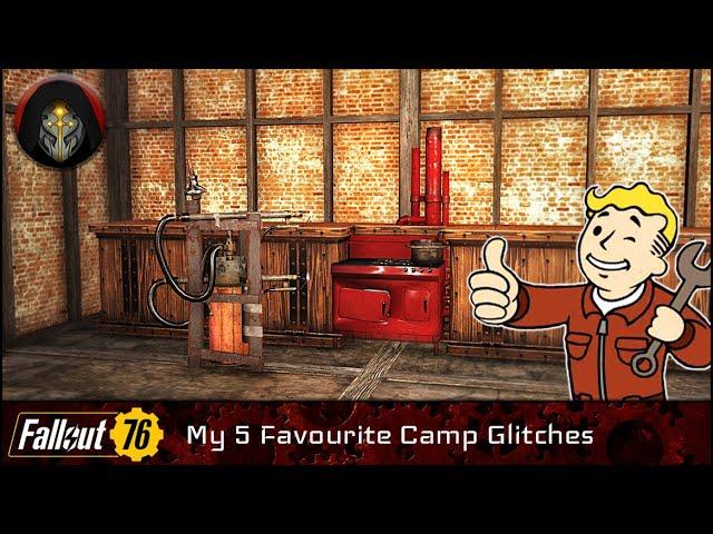 FALLOUT 76 | My 5 Most Used Camp Glitches / Building Techniques.
