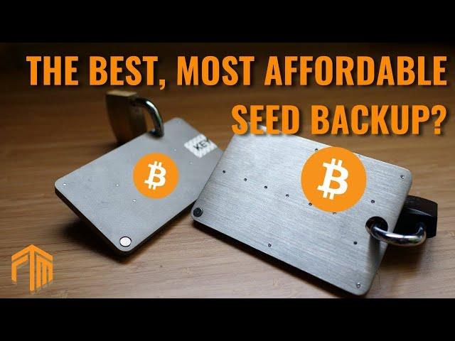 The Most Affordable, Safest, & BEST Bitcoin Wallet Backup?! We Compare Two Of The Top Steel Backups