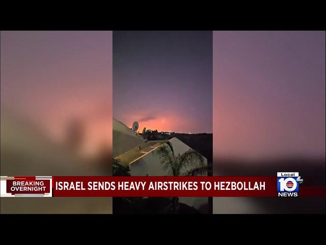 Israel-Hezbollah conflict: Wave of airstrikes cross to Lebanon