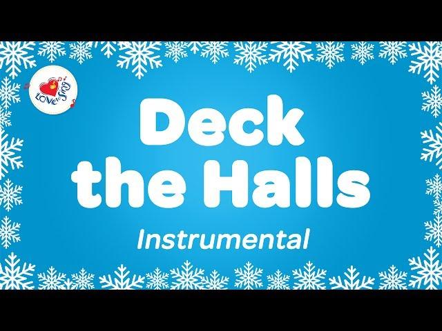 Deck the Halls Karaoke | Instrumental Christmas Song Deck the Hall with Sing Along Words