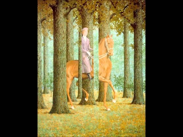 René Magritte Painting cover by D Scarlatti Sonata D minor K 9