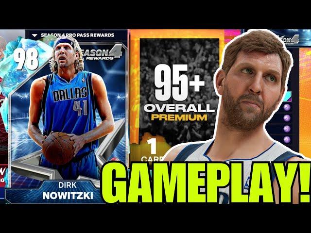 GALAXY OPAL DIRK NOWITZKI GAMEPLAY IN NBA2K25 MyTeam!! IS HE WORTH THE PRICE