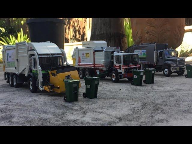 Custom First Gear Diecast Garbage Trucks Compilation