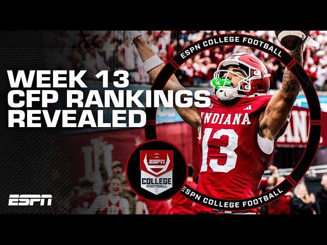 Week 13 College Football Playoff Rankings REVEALED  | ESPN College Football