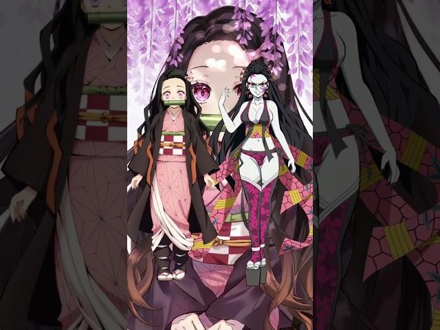 Nezuko with Demon slayer characters