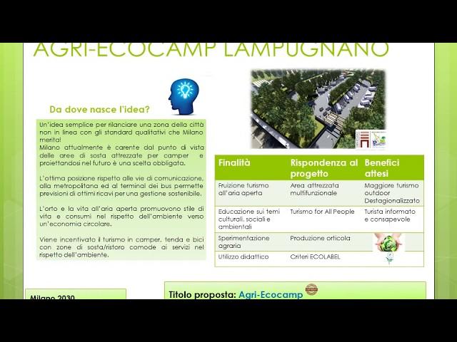 Un'idea innovativa: Agri-Ecocamp