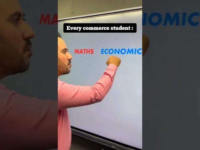 How Commerce students treat subjects  #commerce #commercestudent #commercestudentslife #shortfeed