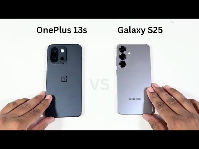 OnePlus 13s vs Samsung Galaxy S25 Speed test and Camera Comparison