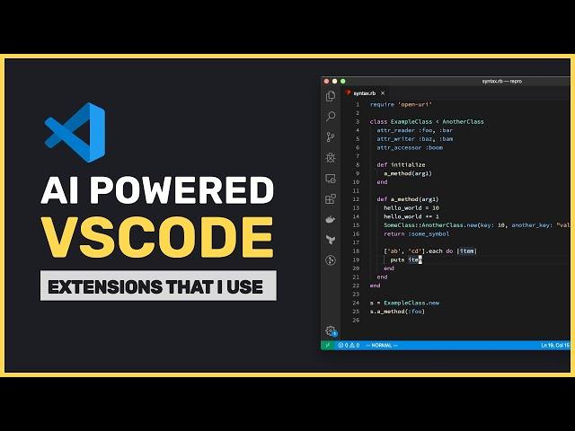 VSCode Extensions that I Use to INCREASE Productivity with AI (actually useful)