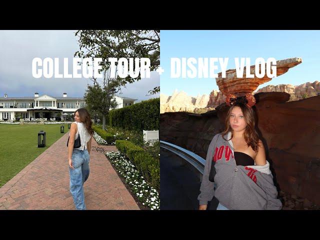 college tour + dinseyland | SENIORITIS EP 5