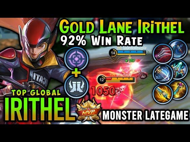 Irithel Best Build 2025!! 92% Win Rate - Build Top Global Irithel - Mobile Legends