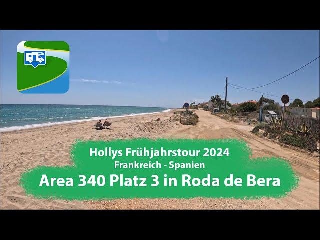 Stellplatz Area 340 Platz 3 in Roda de Bera (Spanien)