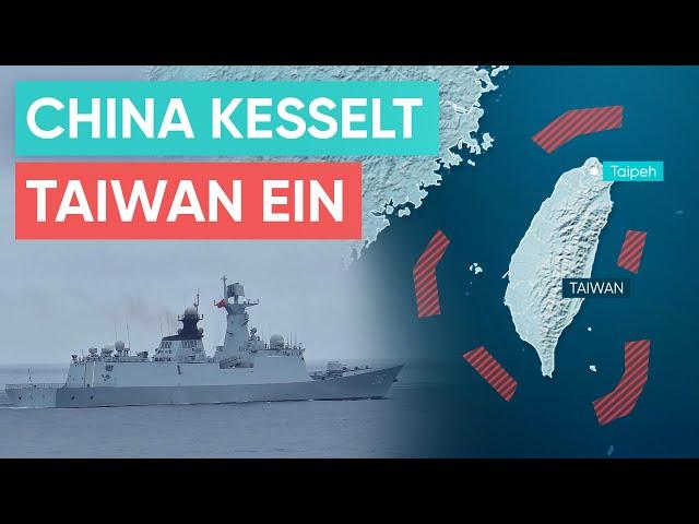 China schickt Kriegsschiffe Richtung Taiwan: Die Eskalation droht