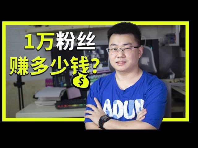 youtuber收入大揭秘，1万订阅可以赚多少钱，作为兼职还是很不错的，十倍的增长心法