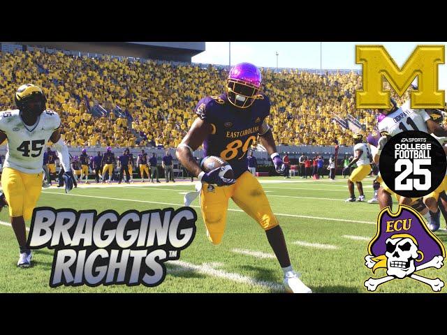 College Football 25 | Michigan vs East Carolina | Bragging Rights Season 2 Week 7