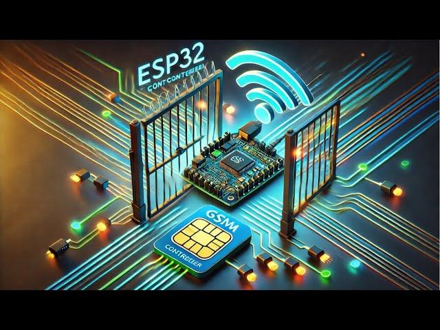 GSM контроллер для шлагбаума на ESP32