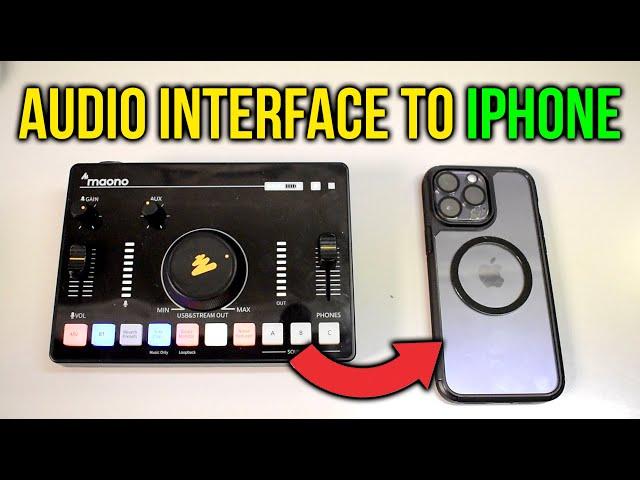 How to Use the Maonocaster AMC2 Audio Interface With an iPhone