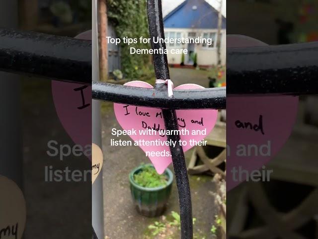Top top on Understanding dementia care