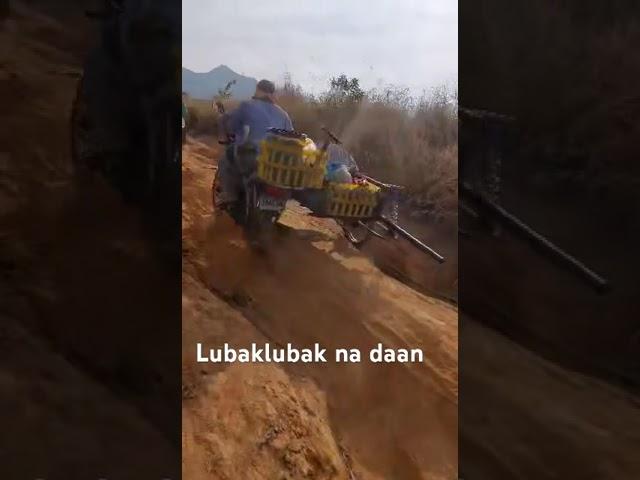 Lubaklubak na daan #farming  #agriculture  #road