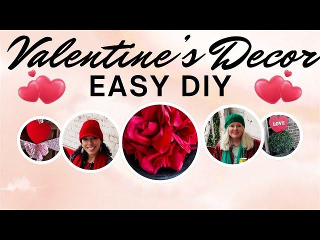 EASY & QUICK VALENTINES'S DAY DECORATING TIPS!  #diy #hearts #love #red #valentinesdecor