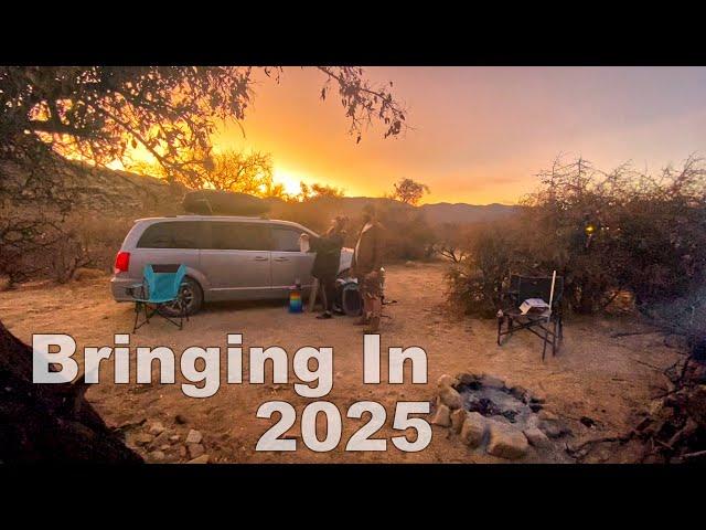 Van Life | New Years Eve Boondocking In The Desert !