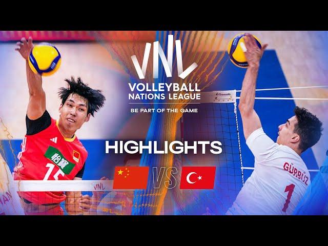 China  vs. Türkiye  - Highlights | Week 1 | Men's VNL 2025