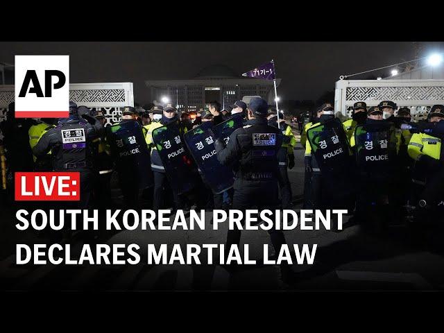 LIVE: View from Seoul after South Korean president declared martial law