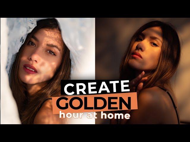 EASY: Fake Golden Hour INDOOR for Stunning Portrait Photography