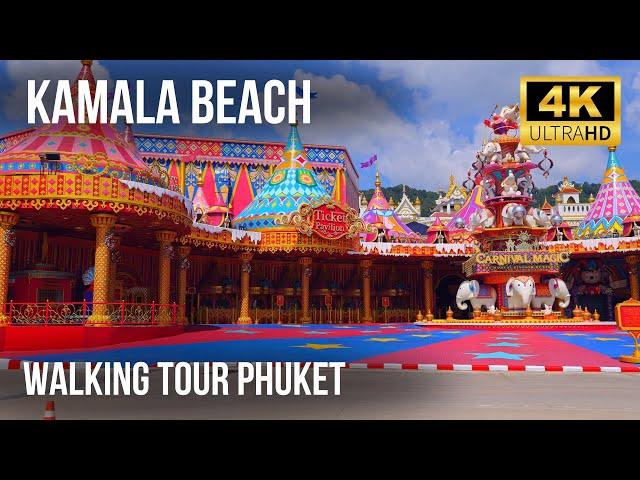 Kamala Beach December 2024 Phuket | Walking Tour 4K Thailand | Explore Kamala Now