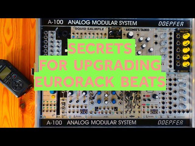 Ways To Use SAMPLING in EURORACK MODULAR Beats - Tutorial