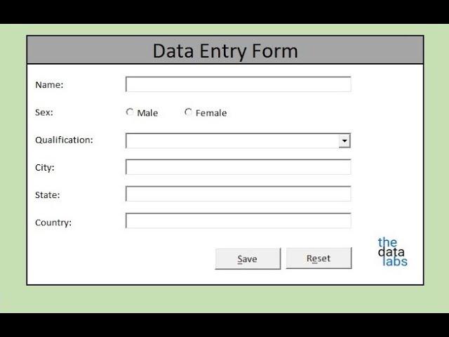 How to make Macro enabled Form in Excel Sheet?