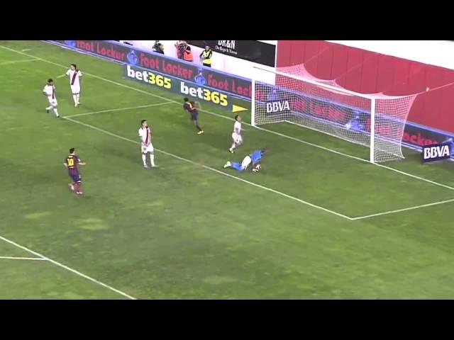 Rayo Vallecano - Barcelona Highlights HD 21.09.2013