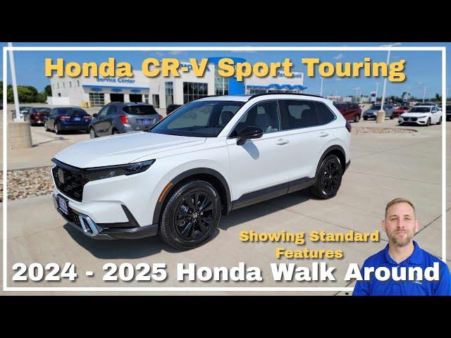 2024 - 2025 Honda CR-V Sport Touring Hybrid Standard Features Walkaround