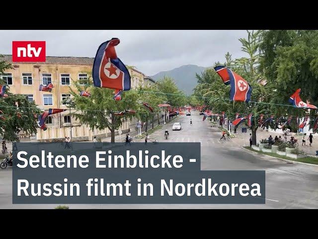 Streng überwachte Touristenreise: Seltene Einblicke - Russin filmt in Nordkorea | ntv