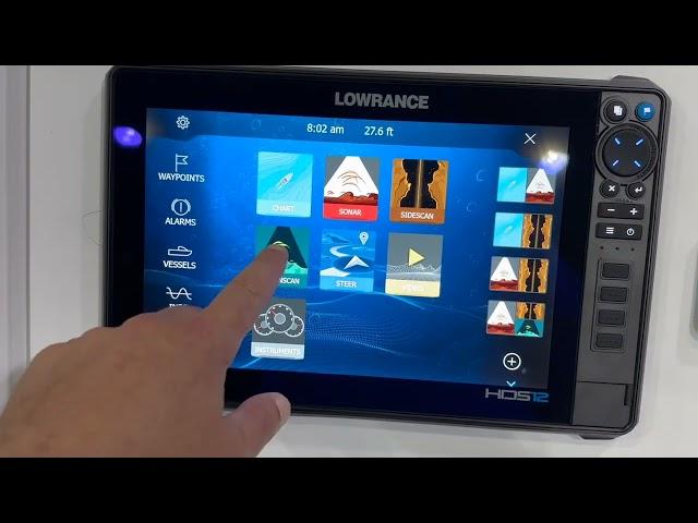 Demo of the Lightening Fast Lowrance HDS 12 Pro Sonar GPS Unit